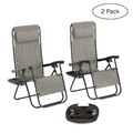 Hastings Home Hastings Home Zero Gravity Lounge Chairs, Set of 2 591202DXL